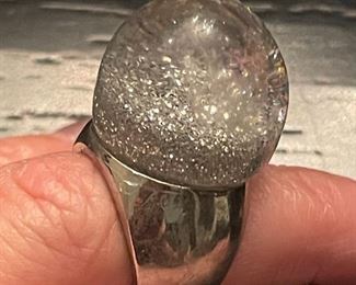 Item 302:  Crystal Ball Ring:  $35