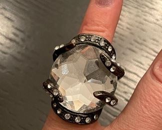 Item 303:  Giant Rhinestone Ring:  $35
