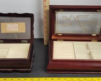 (2) Jewelry boxes