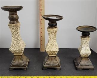 3 Pcs Nordic style candle holders