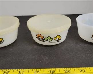 Anchor hocking custard cup summer field