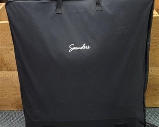 Saunders lumbar traction device portable w/case