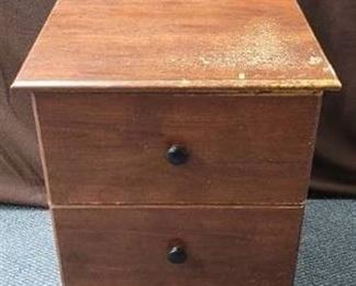 Perdue 2 drawer night stand 21" W x 16" D x 23" H