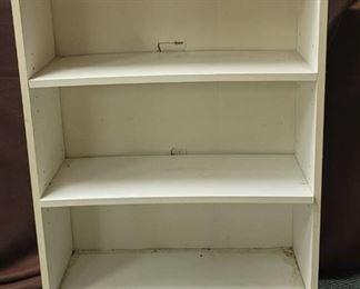 Bookshelf w/3 shelves 25" W x 10" D x 36" H