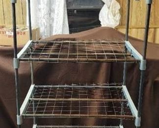 Light weight plant stand 4 shelves 27" W x 19" D x 63" H