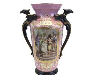 Antique Vase Depicting Napoleonic Scene