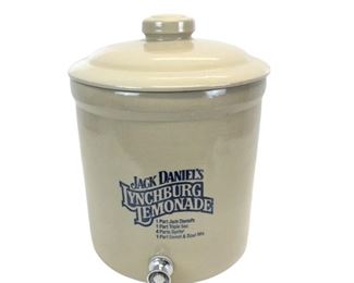 Jack Daniels Lynchburg Lemonade Monmouth Stoneware Crock With Lid