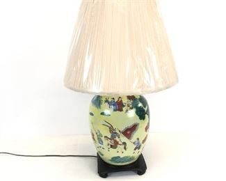 Chinese Porcelain Table Lamp - WORKS