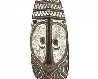 Solid Wood Hand Painted Tribal Mask