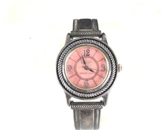 Ecclissi Pink Sterling Silver Women's Wristwatch - WORKS