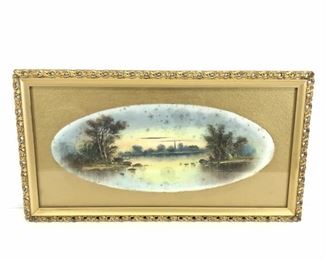 Chandler Pastel, River Landscape - Signed