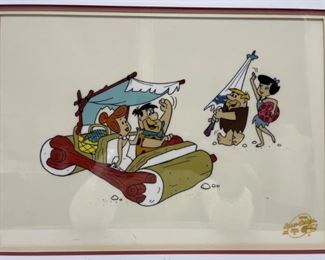Walt Disney Hanna-Barbera Flintstones Limited Edition Serigraph Cel