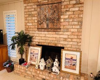 Birdhouses & Tropical Artificial Plants