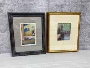 Two Framed Paintings by Dana H. Carlson