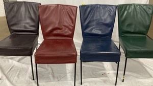 Italian Leather Dining Chairs