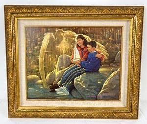 "Gift From God" Framed, Signed Artists Print on Canvas- Ron DiCianni