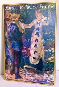 Framed Renoir Poster "The Swing" 