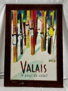"Valais Le Pays Du Soleil" Framed Print