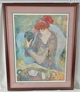 "Rosebud" Signed and numbered print by Barbara Wood