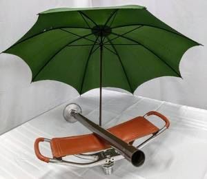 Vintage Orvis Shot Over Seat Stick with Hidden umbrella inside