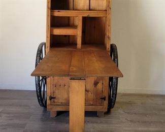 Chuck Wagon Cabinet with Fold Out Work Table
Unique piece for your western decor!