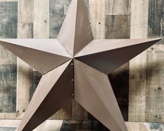 Decorative Rustic Metal Texas Star, 35in Diameter