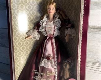 NIB Victorian Collector Club Barbie w/ Cedric Bear