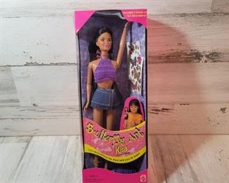 NIB 1998 Butterfly Art Kira Barbie