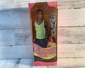 NIB Barbie Butterfly Art, Steven, with Stickers
