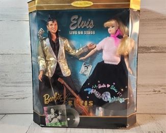 NIB 1996 Elvis Loves Barbie