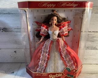 NIB 10th Anniversary Happy Holidays Barbie