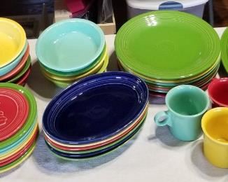Large collection of Fiesta Ware