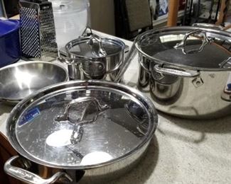 4 piece All Clad cookware