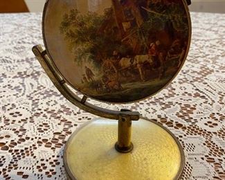 Antique Gold Trimmed Mirror