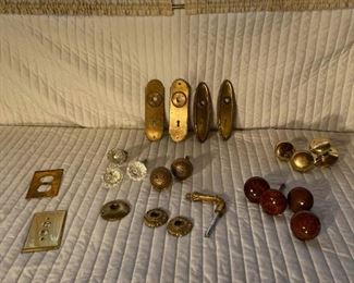 Antique Brass Door Knobs Parts