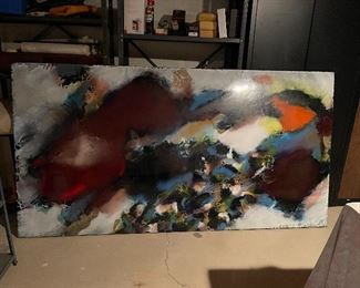 ENAMAL ON METAL MONUMENTAL ART WORK