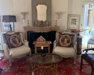 Too much to list! Chairs, coffee tables, great 5.5’x12’ rug, great side table