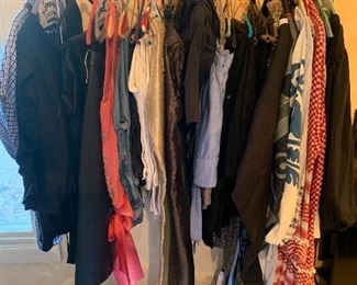 TONS of designer clothes!!