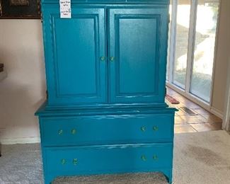 Bright colored dresser