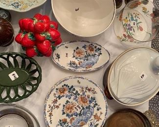 So many great serving dishes etc