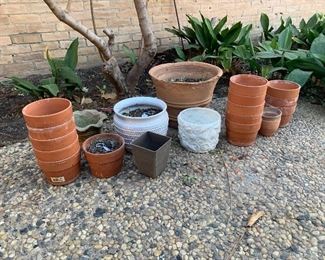 Outdoor pots