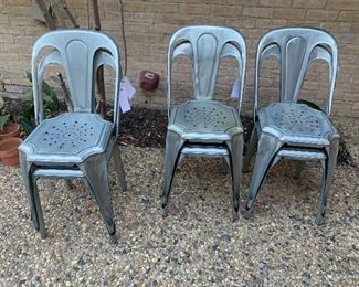 Cool metal indoor/outdoor chairs