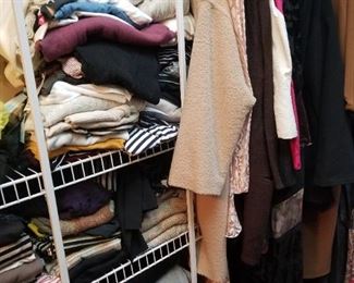 A closet FULL of clothes 