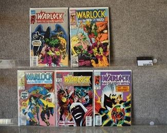 Lot of 5 Marvel Comics | Warlock, and the Infinity Watch #7, 14, 32, 33, 34
