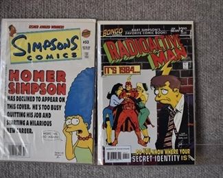 Lot of 2 Bongo Comics Comics | Simpsons Comics #53 | Radioactive Man #575