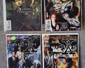 Lot of 4 Topps Comics | The X-Files #0, 15, 20, 34
