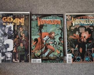 Lot of 3 Helix Comics | Gemini Blood #1 | Vermillion #1, 2