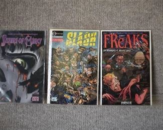 Lot of 3 Independent Comics | Sisters of Mercy #4 | Slash #4, Freaks #4