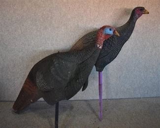 2 Turkey Decoys | Male and Female | Male is 33" | ~ LOCAL PICKUP ONLY ~