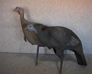 2 Turkey Decoys | Male and Female | Male is 33" | ~ LOCAL PICKUP ONLY ~